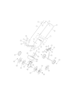 General Assembly 11.30.11andbefore Diagram and Parts List for Y144 21AA144R900 Yard Machines Tiller